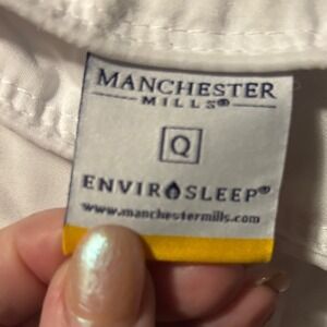 Manchester Mills Queen Quilted Comforters Duvet Insert White Envirosleep